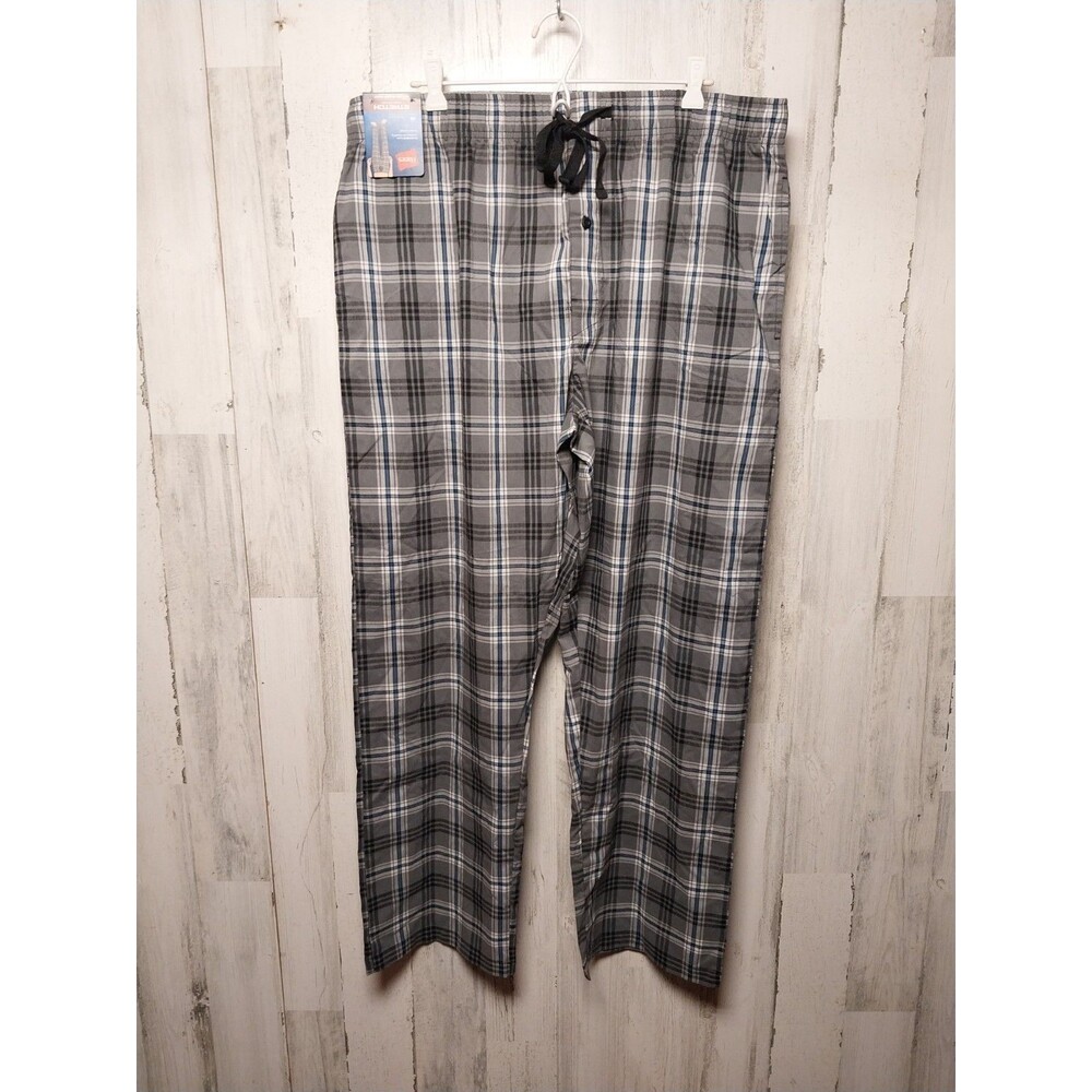 Hanes Men's Tag Free Comfort Flex Plaid Pajama Lounge Pant